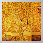 Levensboom van Gustav Klimt Nouveau Poster<br><div class="desc">De boom of Life (1909) is een prachtig schilderij van de Weense Secessionistische schilder Gustav Klimt. Zijn kunst staat bekend om het schilderen met puur goud en is levendig en leuk. De takken van de Boom van het Leven krullen naar de hemel.</div>