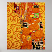 Levensboom van Gustav Klimt Nouveau Poster (Voorkant)