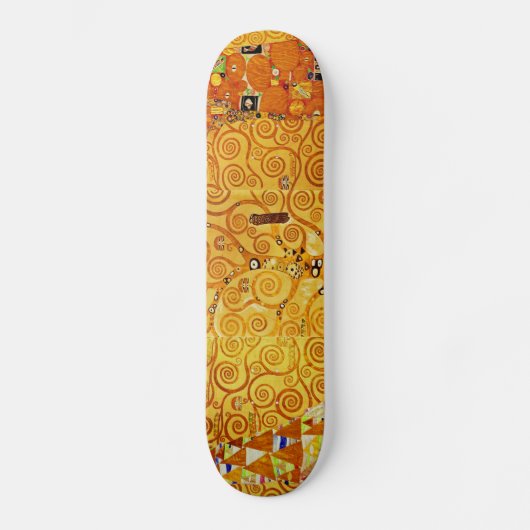 Levensboom van Gustav Klimt Nouveau Skateboard (Voorkant)
