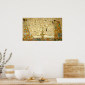 Levensboom van Gustav Klimt Poster (Keuken)