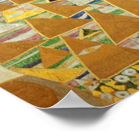 Levensboom van Gustav Klimt Poster (Hoek)