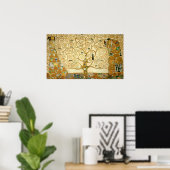 Levensboom van Gustav Klimt Poster (Thuiskantoor)