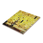 Levensboom van Gustav Klimt Tegeltje (Zijkant)