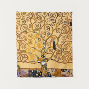 Levensboom van Gustav Klimt Wandkleed