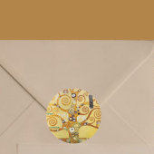 Levensboom van Klimt Ronde Sticker