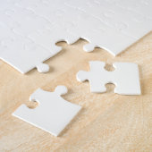 Levensboom van liefde Kunst Wit Groen Roze Harten  Legpuzzel (Zijkant)