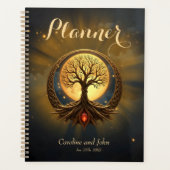 Levensboom – Verlicht door de Maan Planner (Voorkant)