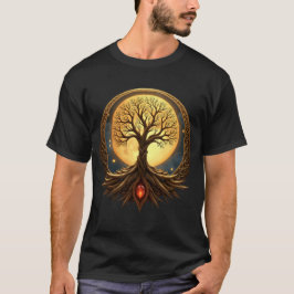 Levensboom – Verlicht door de Maan T-shirt