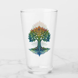 Levensboom Verschuivende Dageraad Glas