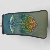 Levensboom Verschuivende Dageraad  Golfheadcover (Voorkant)