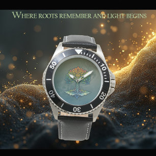 Levensboom Verschuivende Dageraad  Horloge