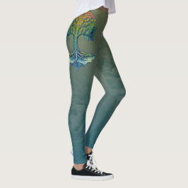 Levensboom Verschuivende Dageraad Leggings