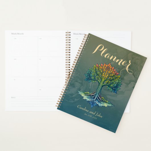 Levensboom Verschuivende Dageraad Planner (Display)