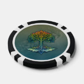 Levensboom Verschuivende Dageraad Poker Chips (Enkel)