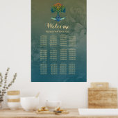 Levensboom Verschuivende Dageraad Poster (Keuken)
