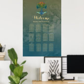 Levensboom Verschuivende Dageraad Poster (Thuiskantoor)
