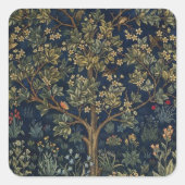 Levensboom Vierkante Sticker (Voorkant)