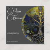 Levensboom Vierkante Visitekaartje (Voorkant)