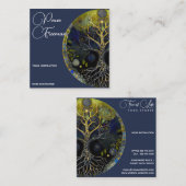 Levensboom Vierkante Visitekaartje (Voorkant / Achterkant)