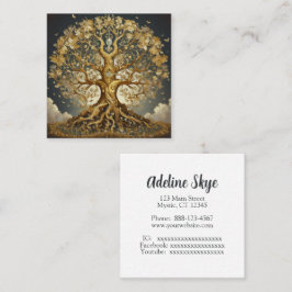 Levensboom Vierkante Visitekaartje