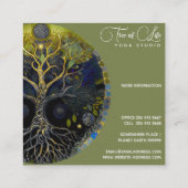 Levensboom Vierkante Visitekaartje (Achterkant)