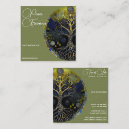 Levensboom Vierkante Visitekaartje