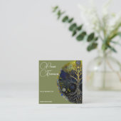 Levensboom Vierkante Visitekaartje (Staand voorkant)