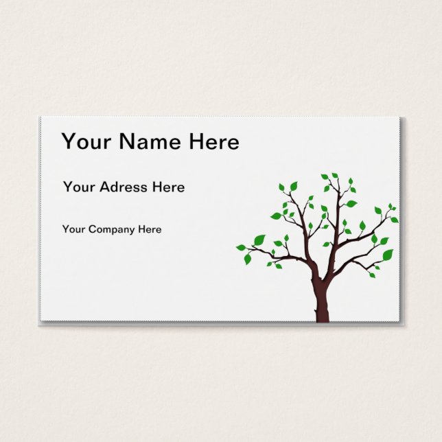 Levensboom Visitekaartje (Voorkant)