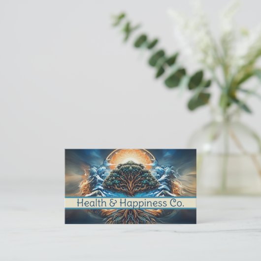 Levensboom Visitekaartje (Staand voorkant)