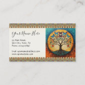 Levensboom Vlinders Visitekaartje (Achterkant)