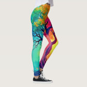Levensboom Vol Levendigheid: Wortels van Hoop Leggings (Rechts)