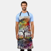 LEVENSBOOM. Vrede, Liefde (bewerkbaar) Schort (Gedragen)