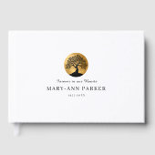 Levensboom! Witte herdenkingsboom op maat Gastenboek (Voorkant)