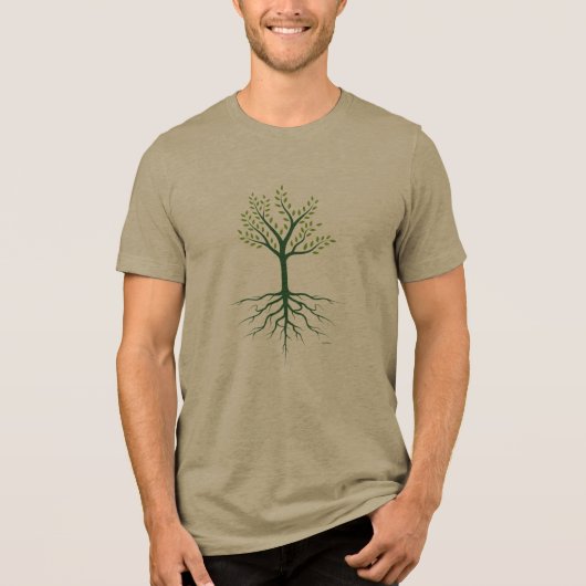 Levensboom Wortels Grafische T-Shirt (Voorkant)
