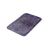 Levensboom - Yggdrasil Amethyst en zilver Badmat (Gekanteld)