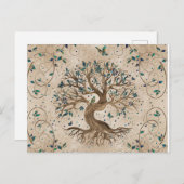 Levensboom - Yggdrasil Briefkaart (Voorkant / Achterkant)