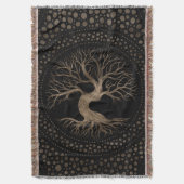 Levensboom - Yggdrasil Deken (Voorkant Verticaal)