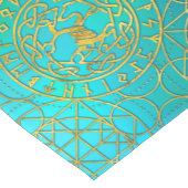 Levensboom - Yggdrasil en Runes alfabet Korte Tafelloper (Hoek)