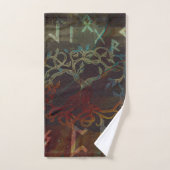 Levensboom - Yggdrasil - en runes Bad Handdoek (Handdoek)