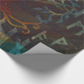 Levensboom - Yggdrasil - en runes Cadeaupapier (Hoek)