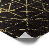 Levensboom - Yggdrasil en Runes Poster (Hoek)