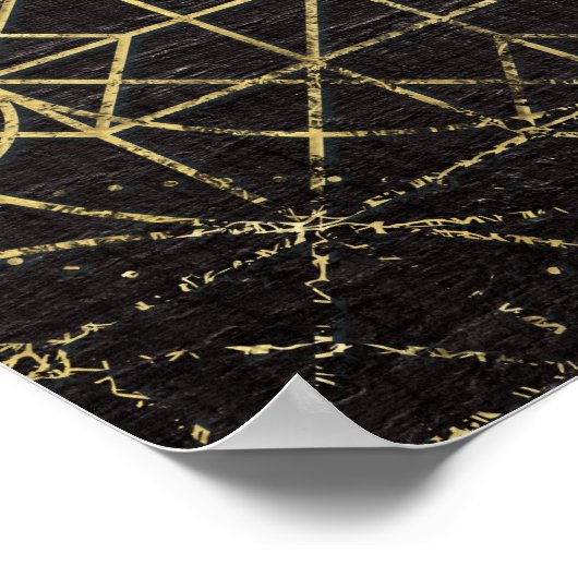 Levensboom - Yggdrasil en Runes Poster (Hoek)