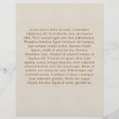 Levensboom - Yggdrasil - Goud en geverfd leder Flyer (Achterkant)