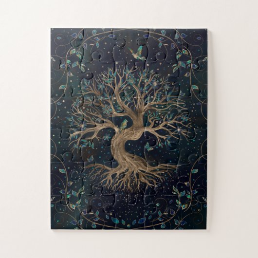 Levensboom - Yggdrasil Legpuzzel (Verticaal)