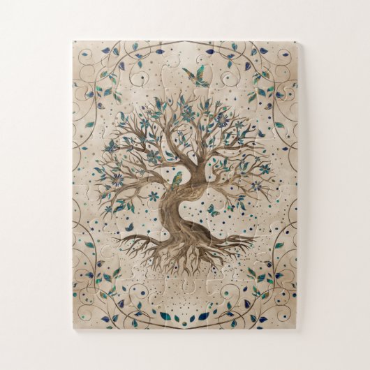 Levensboom - Yggdrasil Legpuzzel (Verticaal)