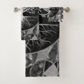 Levensboom - Yggdrasil - Marmer en Gold Bad Handdoek (Insitu)