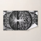 Levensboom - Yggdrasil - Marmer en Gold Bad Handdoek (Handdoek)