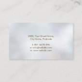 Levensboom - Yggdrasil - Marmer- en goudbladeren Visitekaartje (Achterkant)