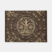 Levensboom - Yggdrasil met Trinity Knot Deurmat (Voorkant)