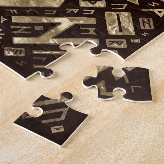 Levensboom - Yggdrasil met Trinity Knot Legpuzzel (Zijkant)